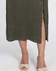ROBE MIDI ELLIS OLIVE ROBE KOOKAI Mode Kookai