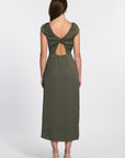 ROBE MIDI ELLIS OLIVE ROBE KOOKAI Mode Kookai