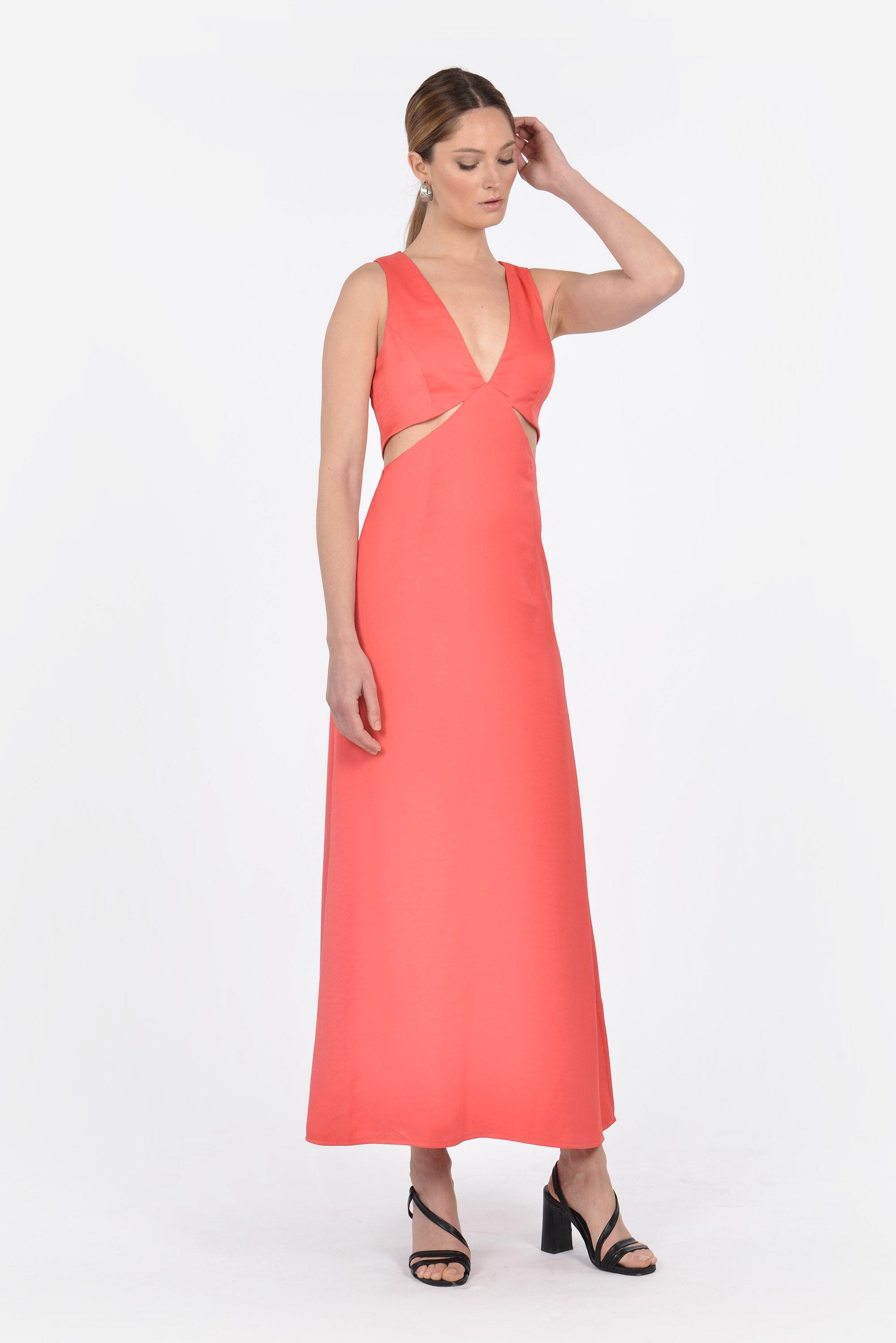 ROBE MIDI ELLIS STRAWBERRY ROBE KOOKAI Mode Kookai