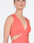 ROBE MIDI ELLIS STRAWBERRY ROBE KOOKAI Mode Kookai