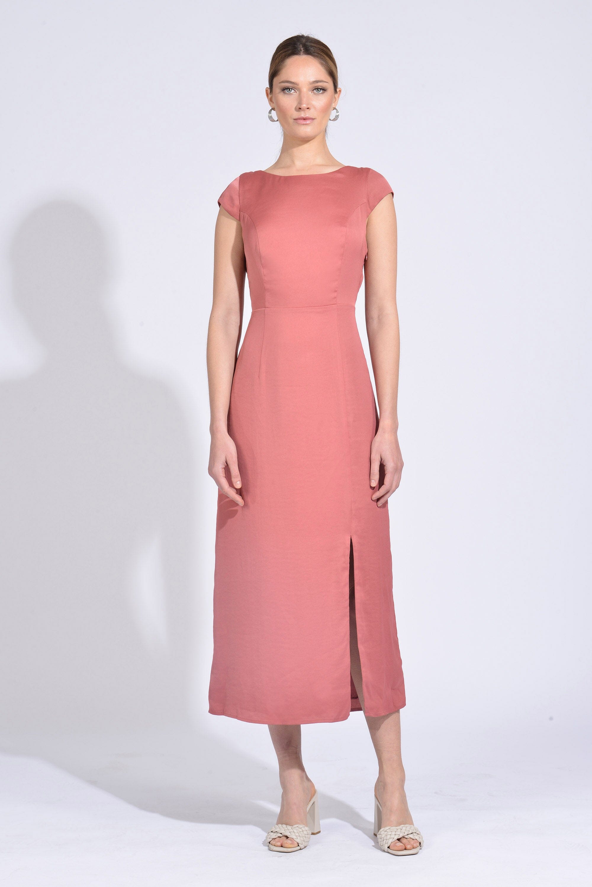 ROBE MIDI ELLIS TERRACOTTA ROBE KOOKAI Mode Kookai