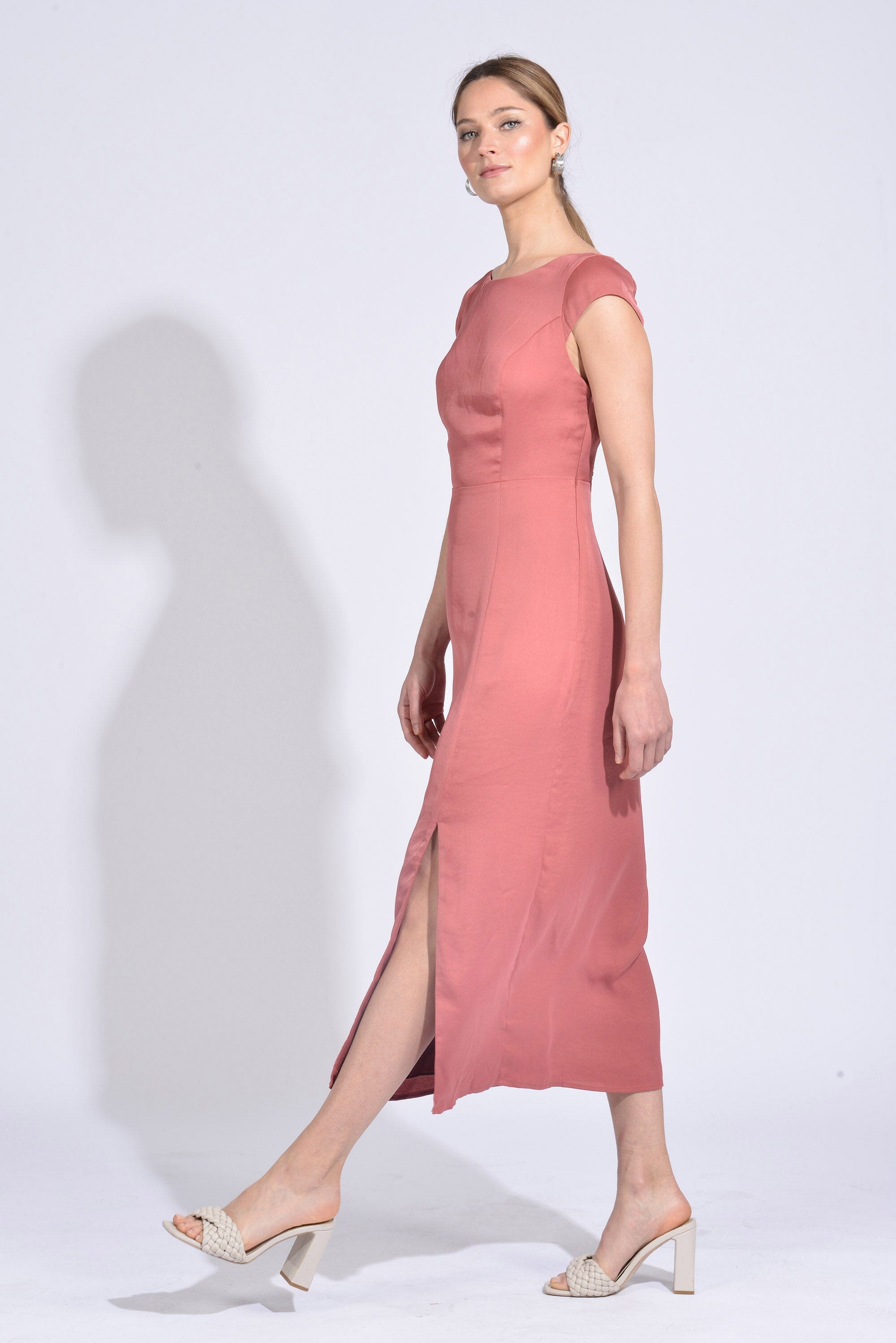 ROBE MIDI ELLIS TERRACOTTA ROBE KOOKAI Mode Kookai