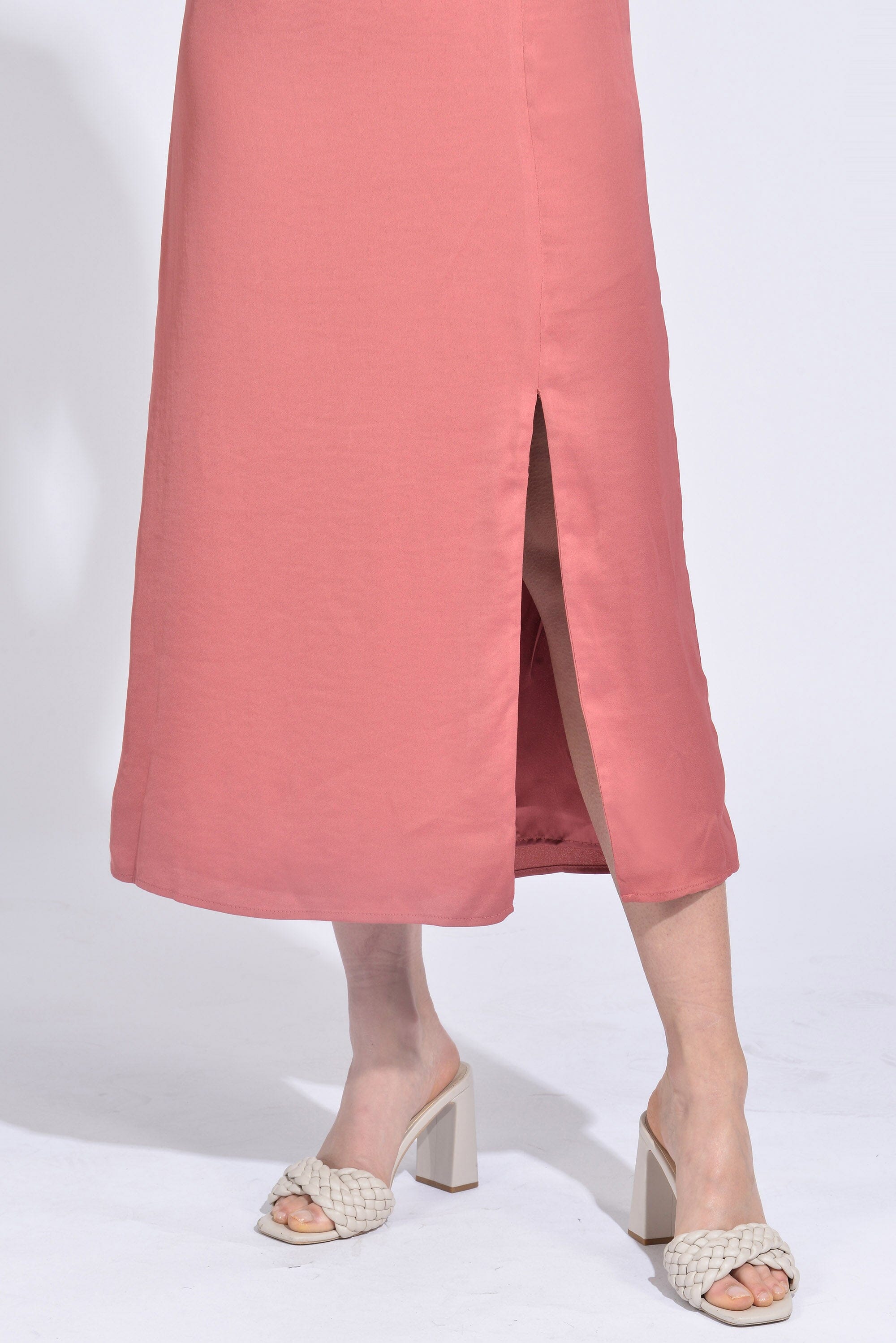 ROBE MIDI ELLIS TERRACOTTA ROBE KOOKAI Mode Kookai