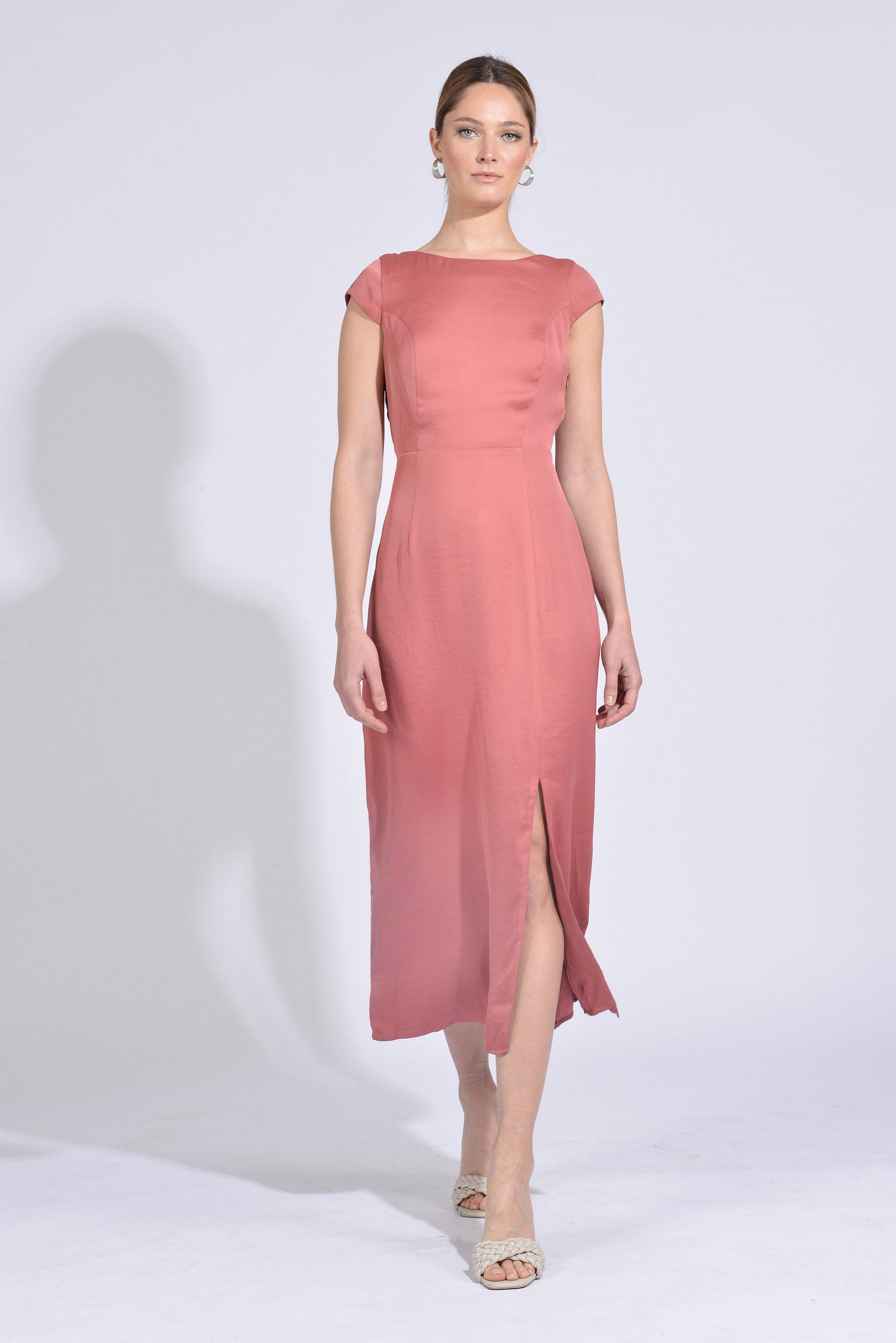 ROBE MIDI ELLIS TERRACOTTA ROBE KOOKAI Mode Kookai