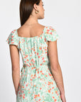 ROBE MIDI IMPRIMÉE ROSANNA MULTI VERT ROBE KOOKAI Mode Kookai