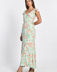 ROBE MIDI IMPRIMÉE ROSANNA MULTI VERT ROBE KOOKAI Mode Kookai