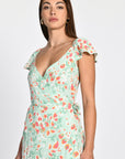 ROBE MIDI IMPRIMÉE ROSANNA MULTI VERT ROBE KOOKAI Mode Kookai