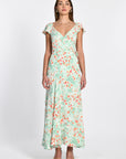 ROBE MIDI IMPRIMÉE ROSANNA MULTI VERT ROBE KOOKAI Mode Kookai