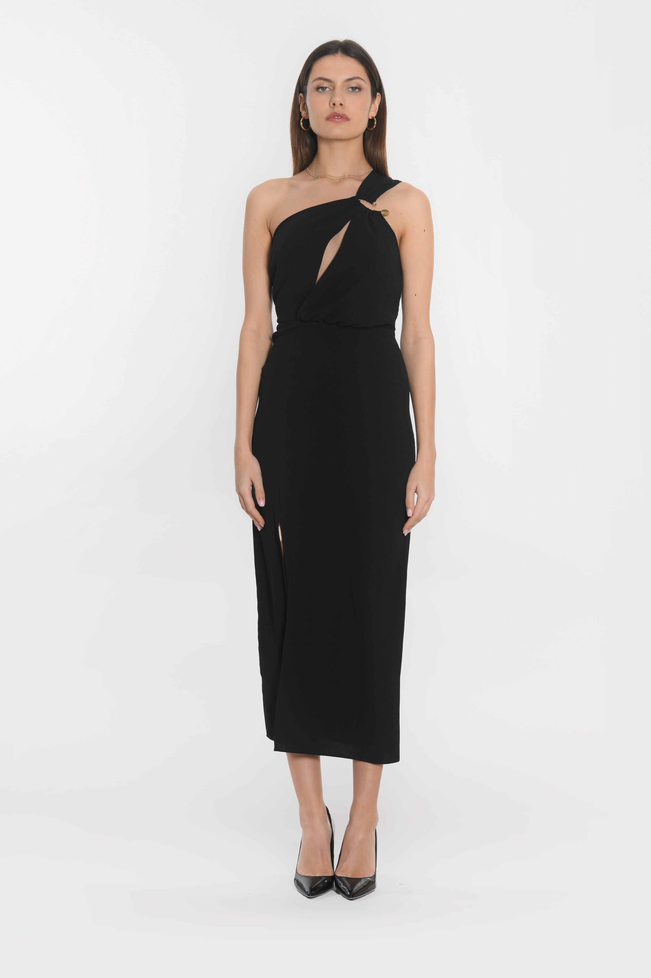 ROBE MIDI - KIM - NOIR ROBE NEW KOOKAI Mode Kookai