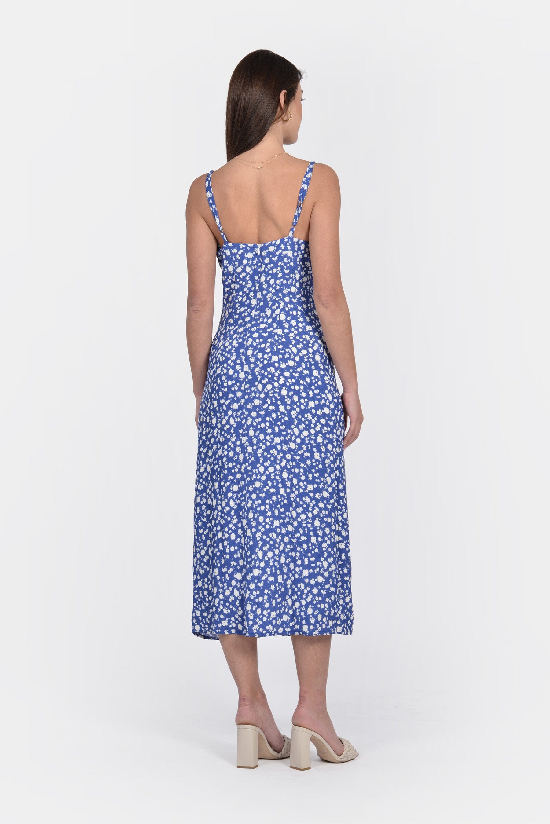 ROBE MIDI MARGOT BLEU ROBE KOOKAI Mode Kookai