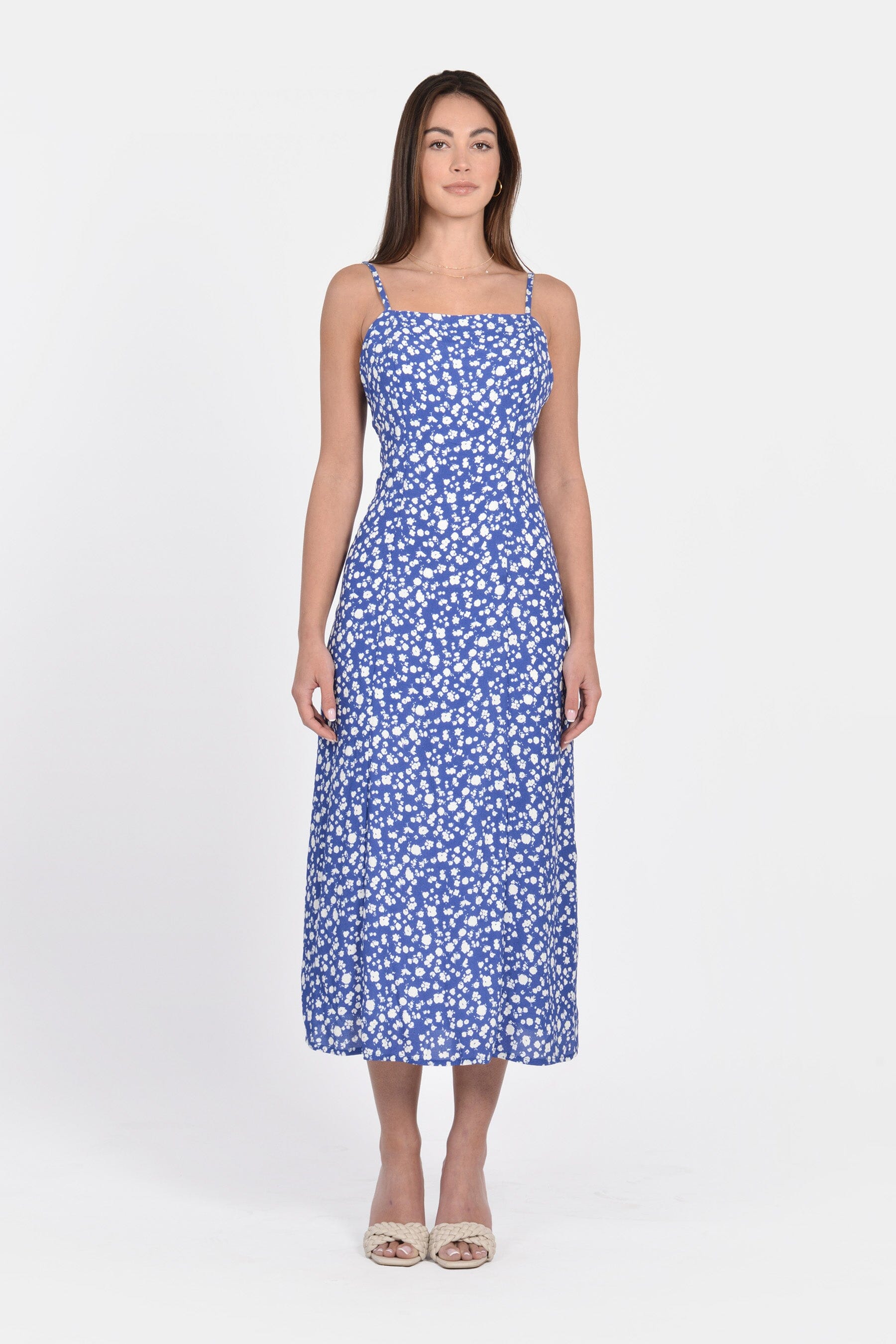 ROBE MIDI MARGOT BLEU ROBE KOOKAI Mode Kookai
