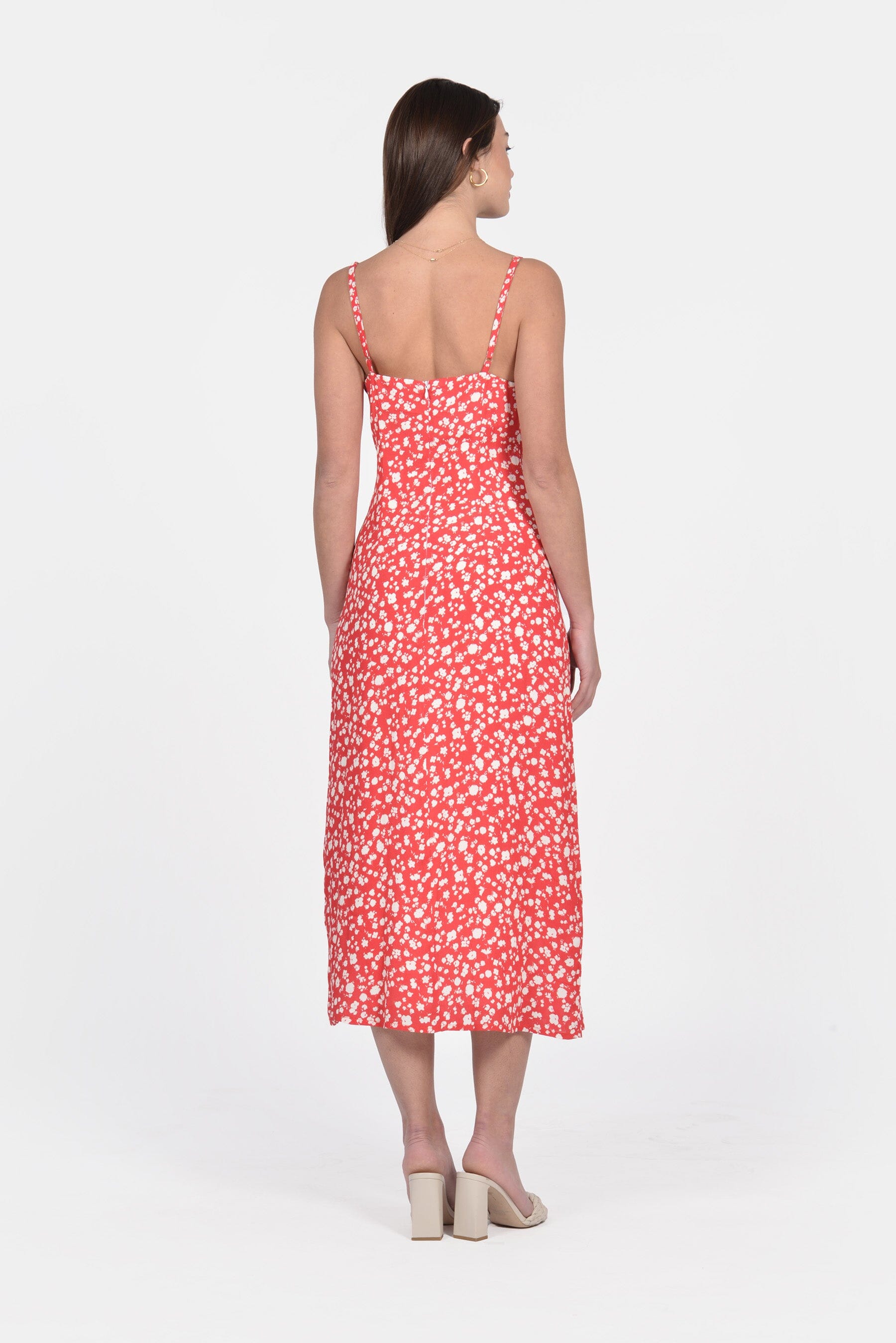 ROBE MIDI MARGOT ROUGE ROBE KOOKAI Mode Kookai