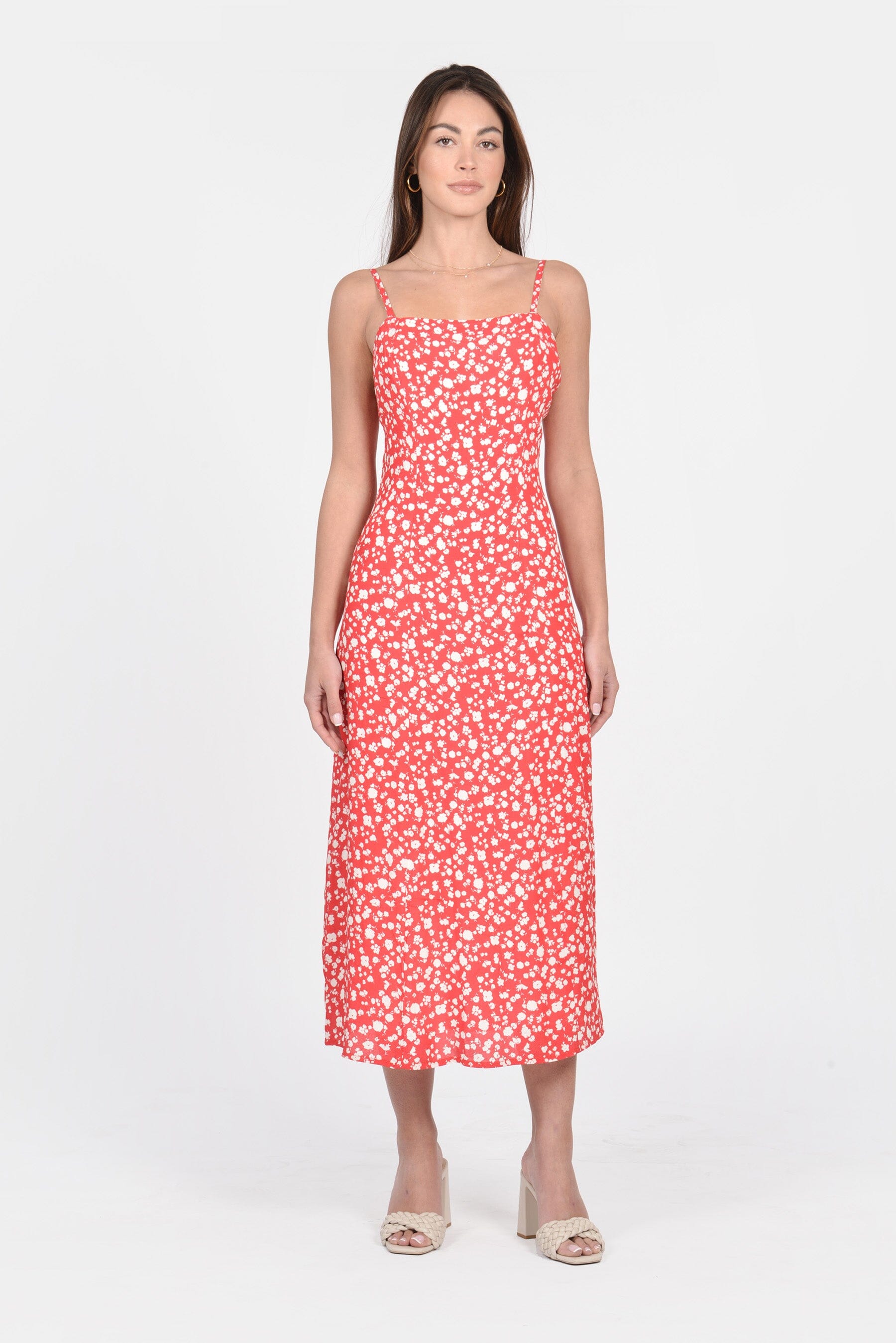 ROBE MIDI MARGOT ROUGE ROBE KOOKAI Mode Kookai