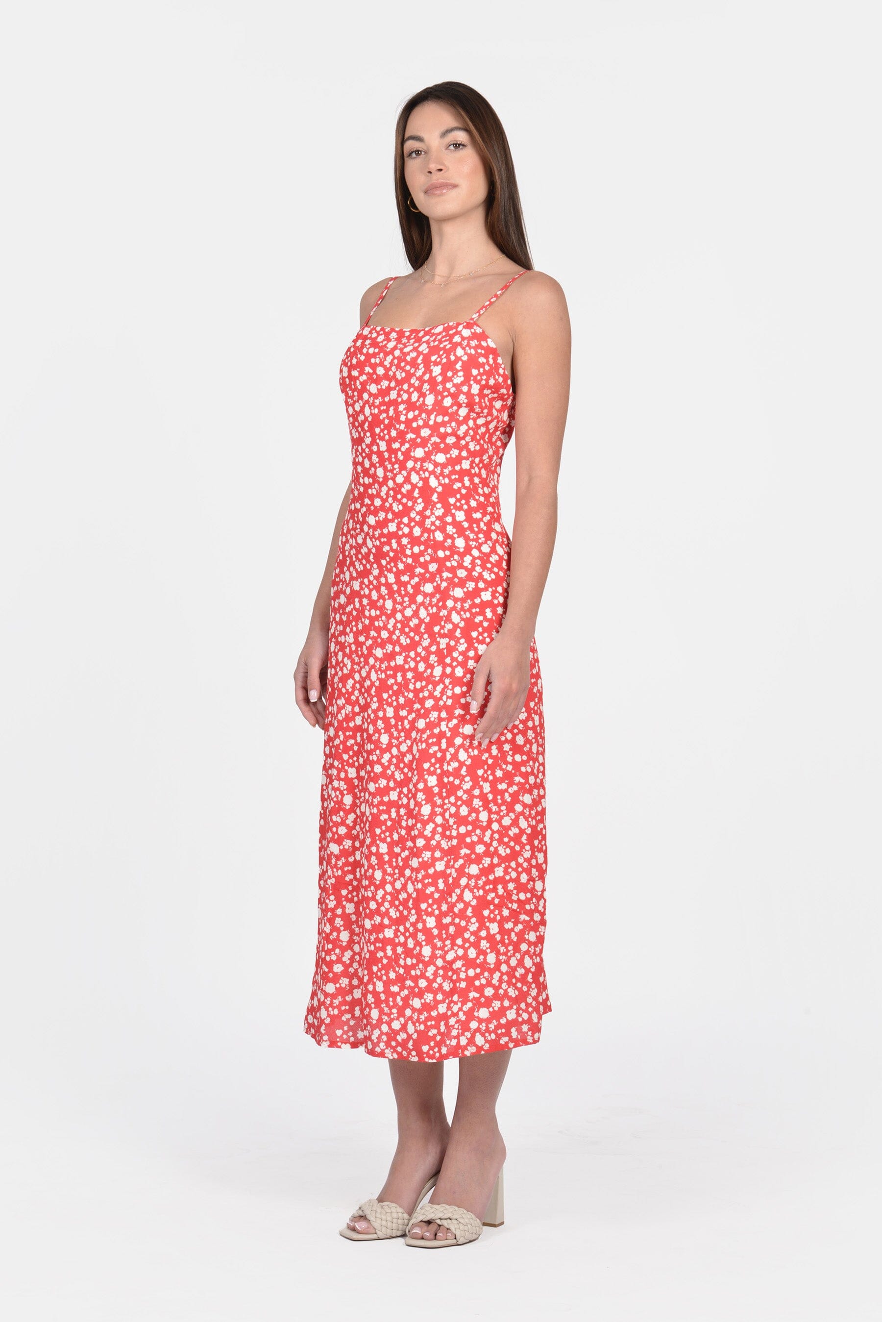 ROBE MIDI MARGOT ROUGE ROBE KOOKAI Mode Kookai