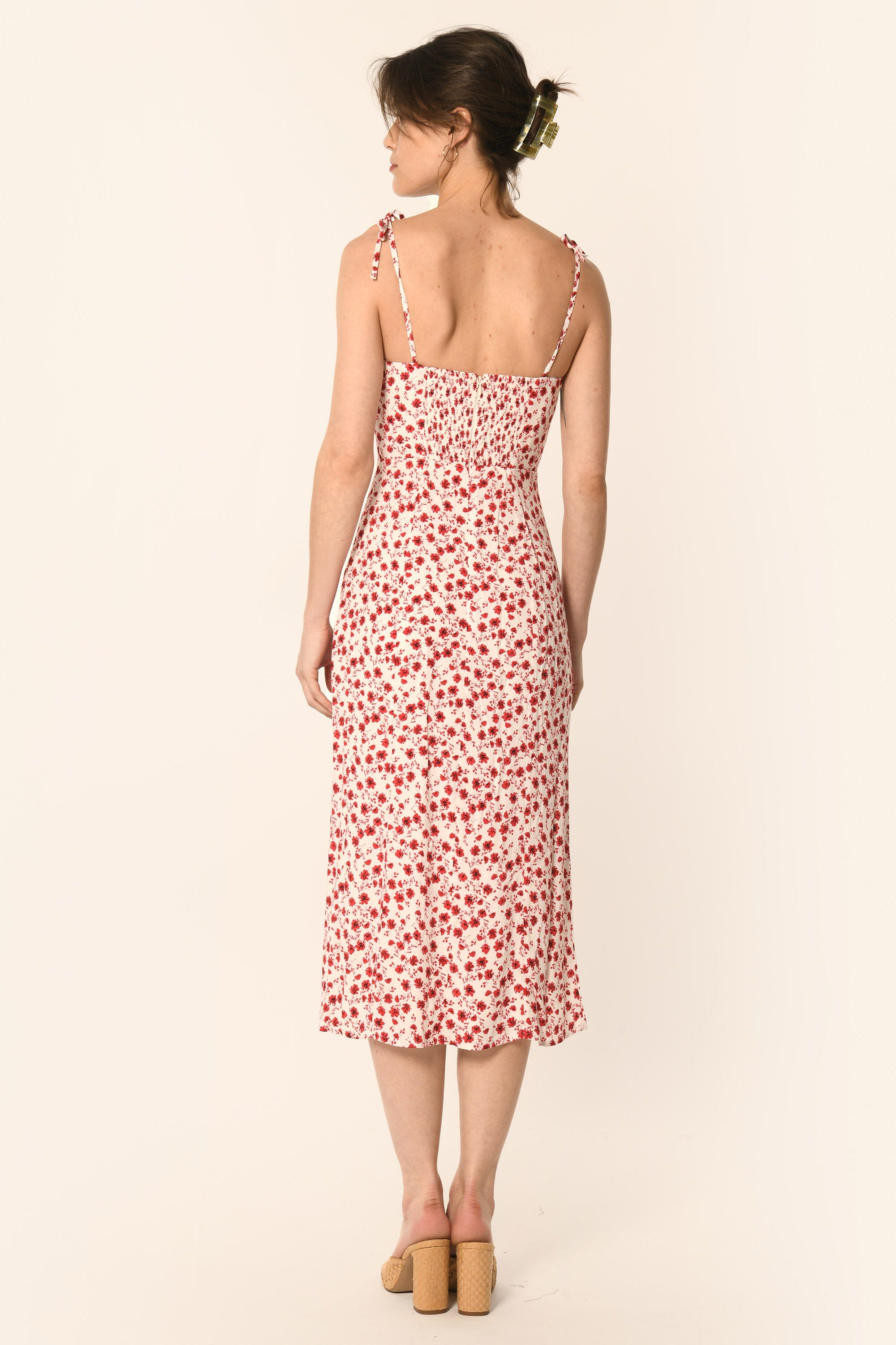 ROBE MIDI - ROUGE - ALIZÉE ROBE NEW KOOKAI Mode Kookai