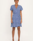 ROBE PORTEFEUILLE - ARENA - BLEU ROBE NEW KOOKAI Mode Kookai