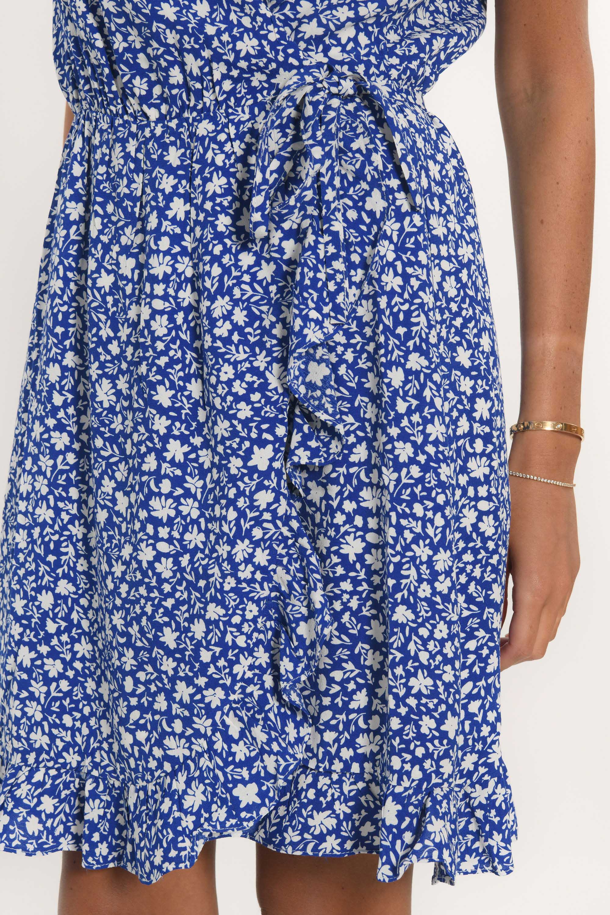 ROBE PORTEFEUILLE - ARENA - BLEU ROBE NEW KOOKAI Mode Kookai