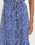 ROBE PORTEFEUILLE - ARENA - BLEU ROBE NEW KOOKAI Mode Kookai
