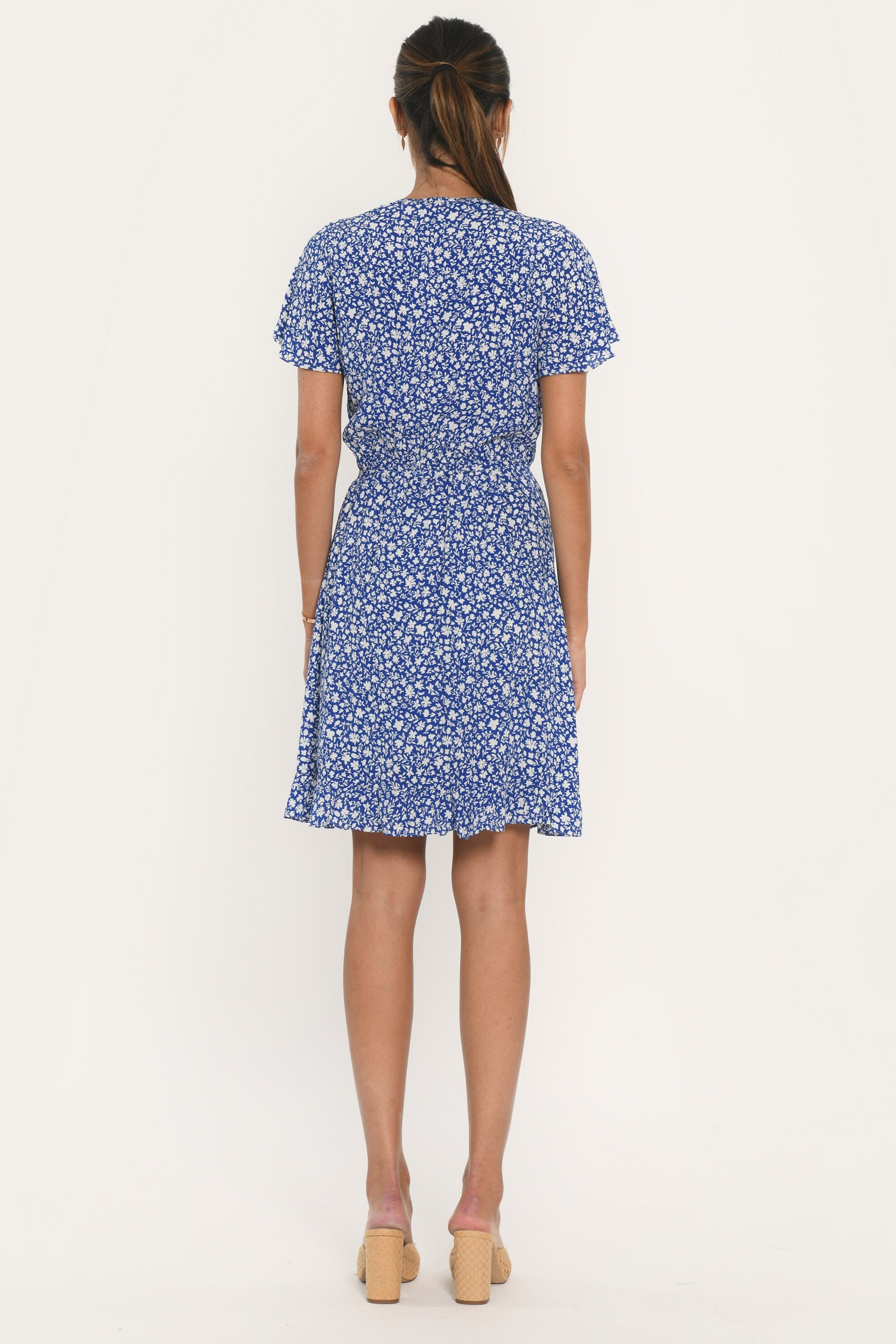 ROBE PORTEFEUILLE - ARENA - BLEU ROBE NEW KOOKAI Mode Kookai