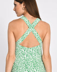 ROBE PRINT ANIMALIER ISABELLA VERT ROBE KOOKAI Mode Kookai