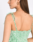 ROBE PRINT ANIMALIER ISABELLA VERT ROBE KOOKAI Mode Kookai