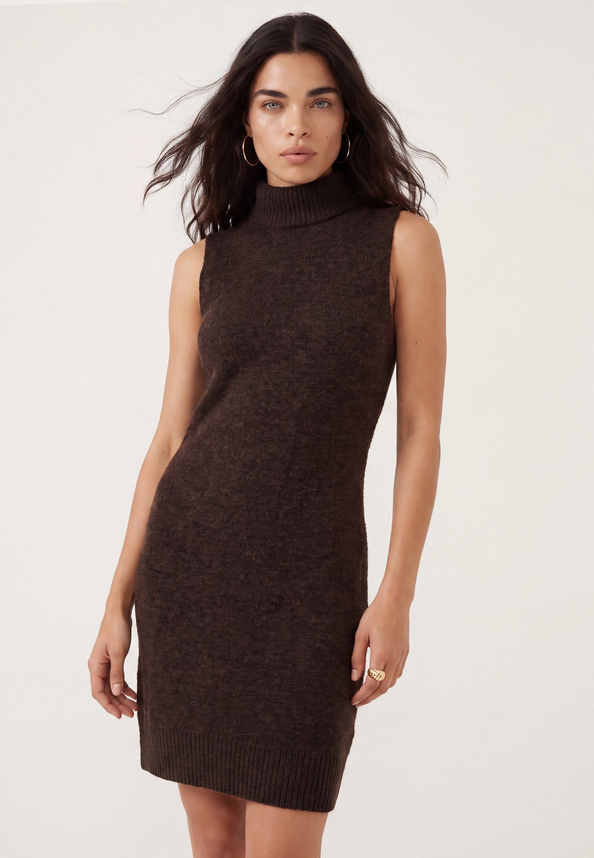 ROBE PULL - DELPHINE - CHOCOLAT ROBE NEW KOOKAI Mode Kookai