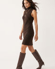 ROBE PULL - DELPHINE - CHOCOLAT ROBE NEW KOOKAI Mode Kookai