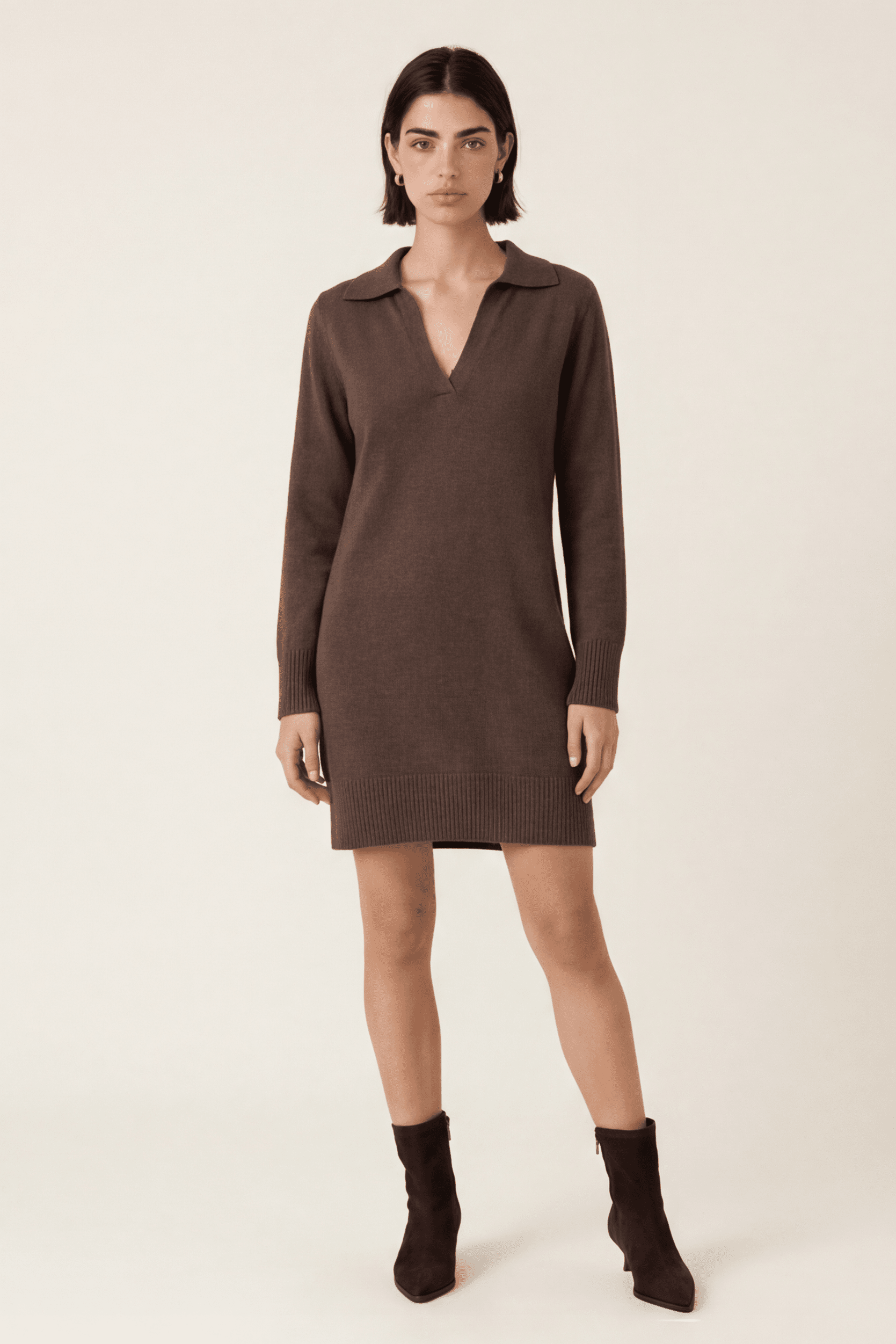 ROBE PULL - DOROTHEE - CHOCOLAT ROBE NEW KOOKAI Mode Kookai
