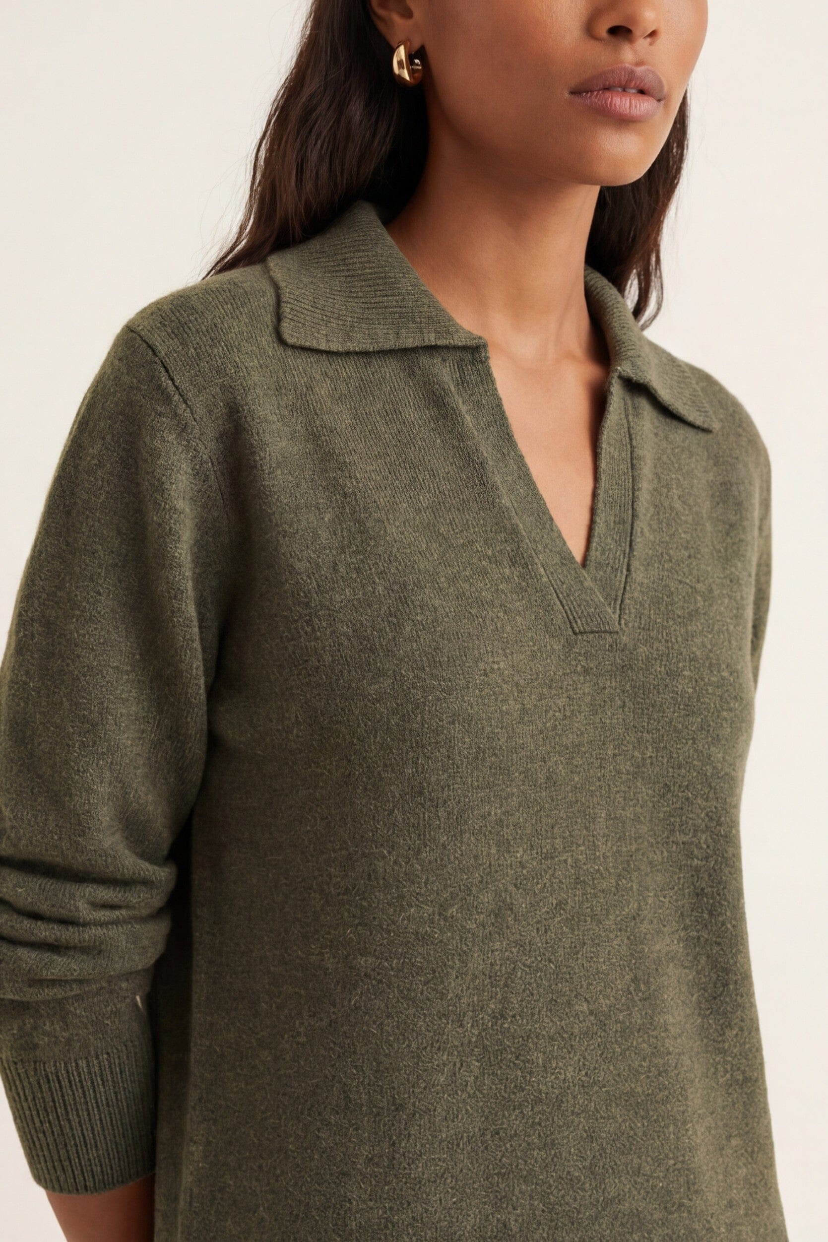 ROBE PULL - DOROTHEE - KAKI ROBE NEW KOOKAI Mode Kookai