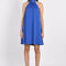 Robe R5896 robe courte dos nu ellis Cyan ROBE KOOKAI Mode Kookai