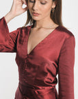 ROBE SIA VEE BORDEAUX ROBE NEW KOOKAI Mode Kookai