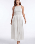 ROBE SMOCKEE - CANOPEE - BLANC ROBE NEW KOOKAI Mode Kookai