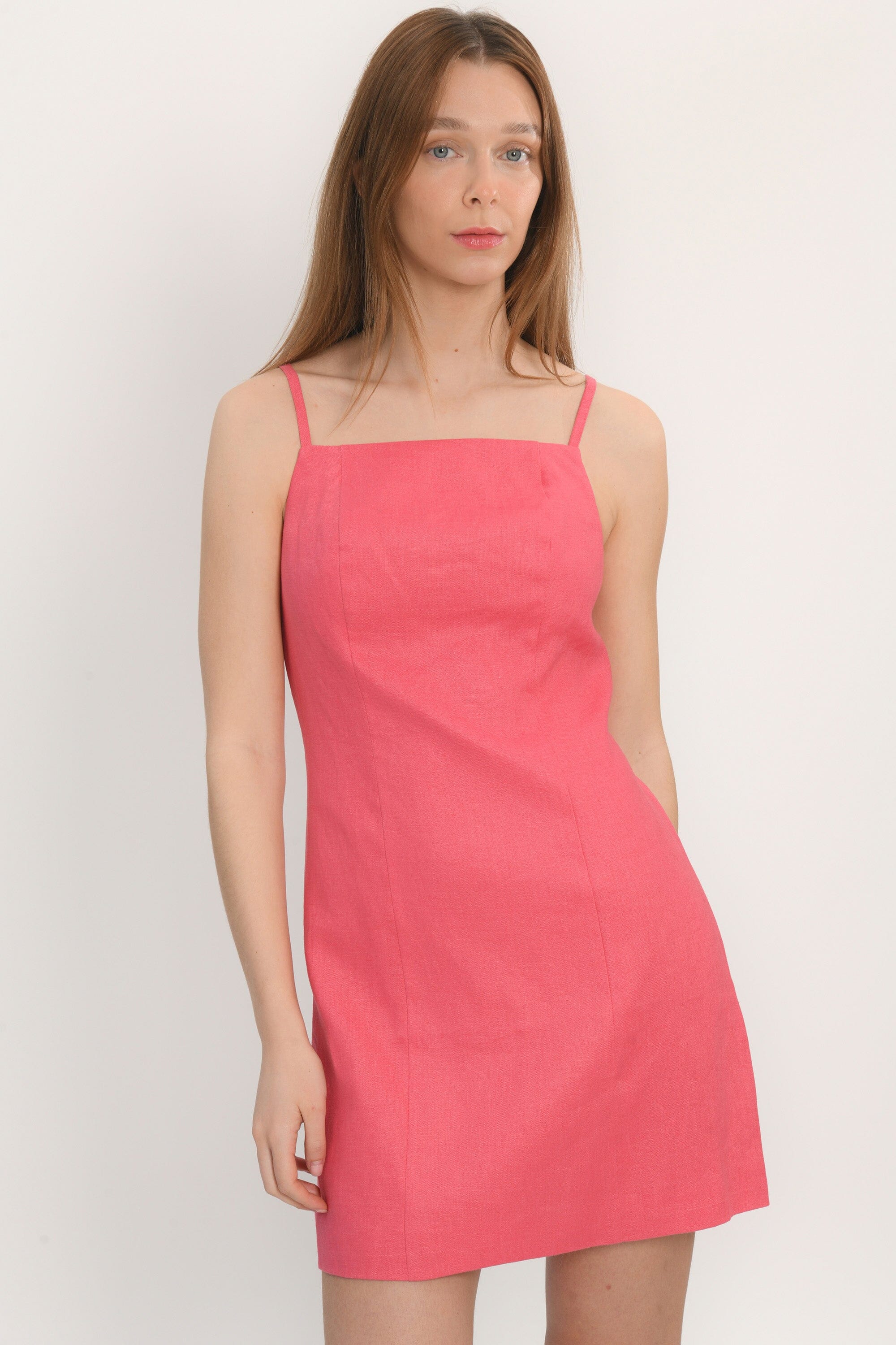 ROBE TRAPEZE - ALICE - FUSCHIA ROBE NEW KOOKAI Mode Kookai