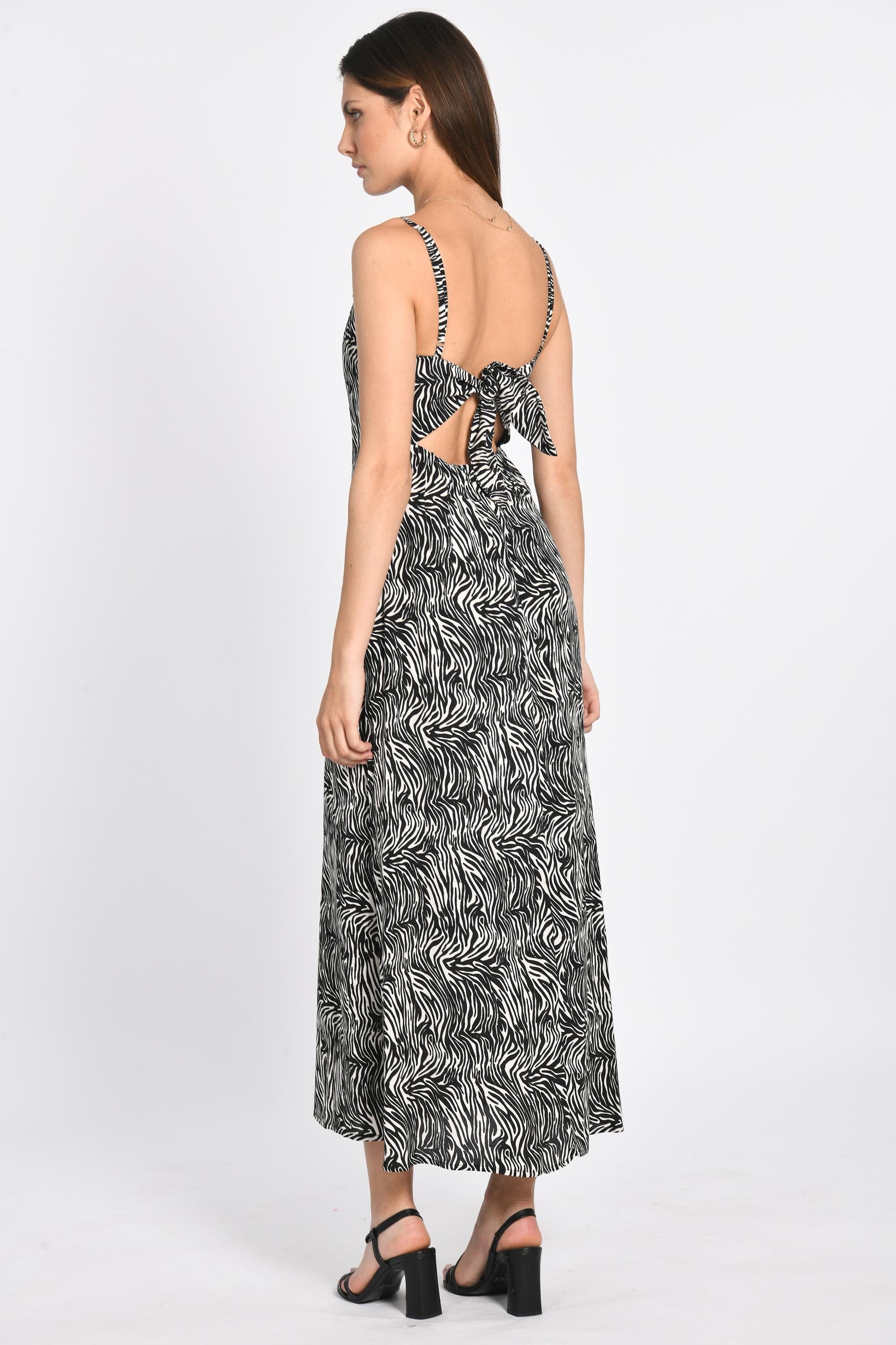 ROBE ZÈBRE LINDA NOIR/ÉCRU ROBE KOOKAI Mode Kookai