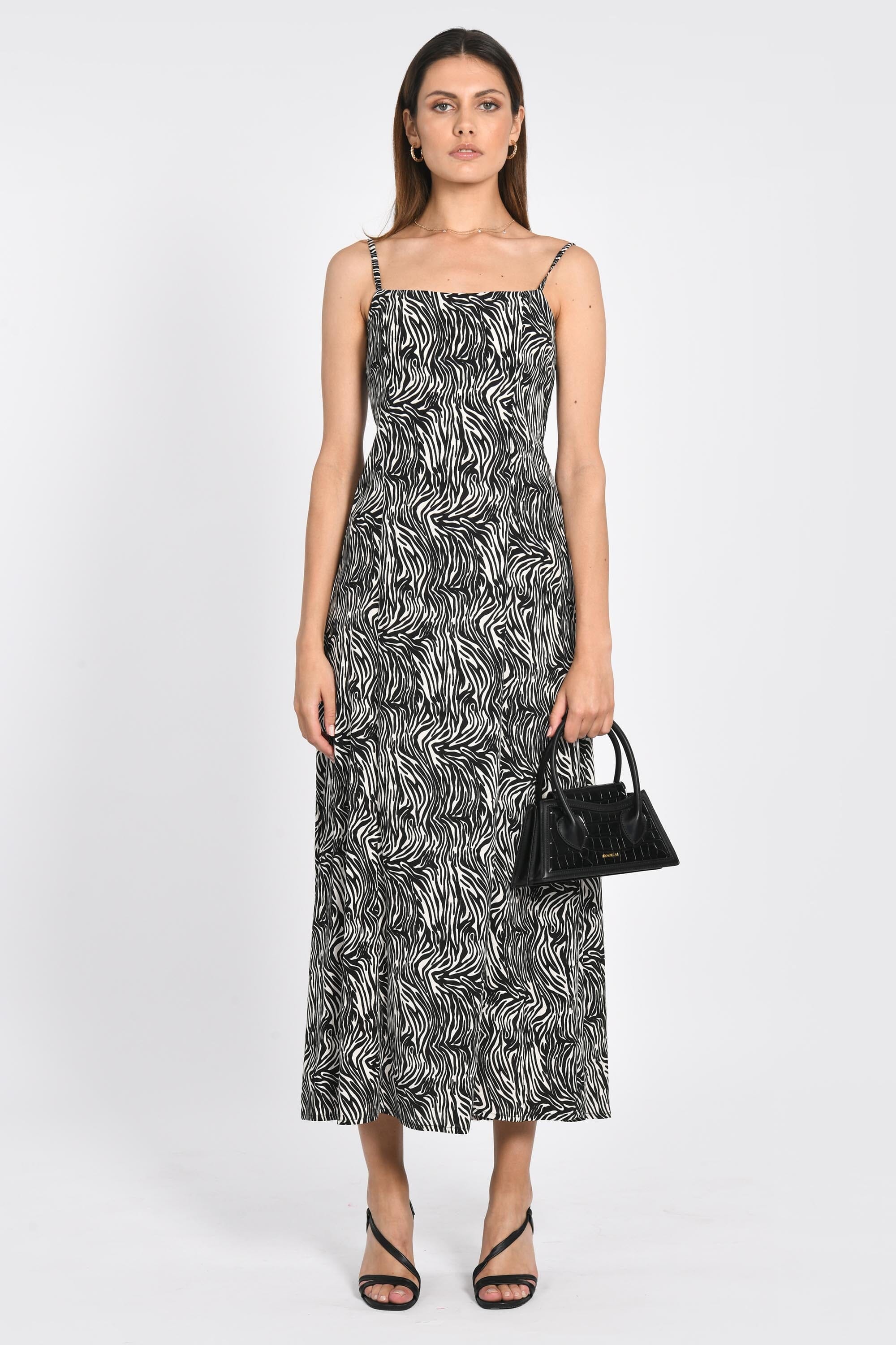 ROBE ZÈBRE LINDA NOIR/ÉCRU ROBE KOOKAI Mode Kookai