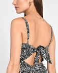 ROBE ZÈBRE LINDA NOIR/ÉCRU ROBE KOOKAI Mode Kookai