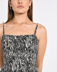 ROBE ZÈBRE LINDA NOIR/ÉCRU ROBE KOOKAI Mode Kookai