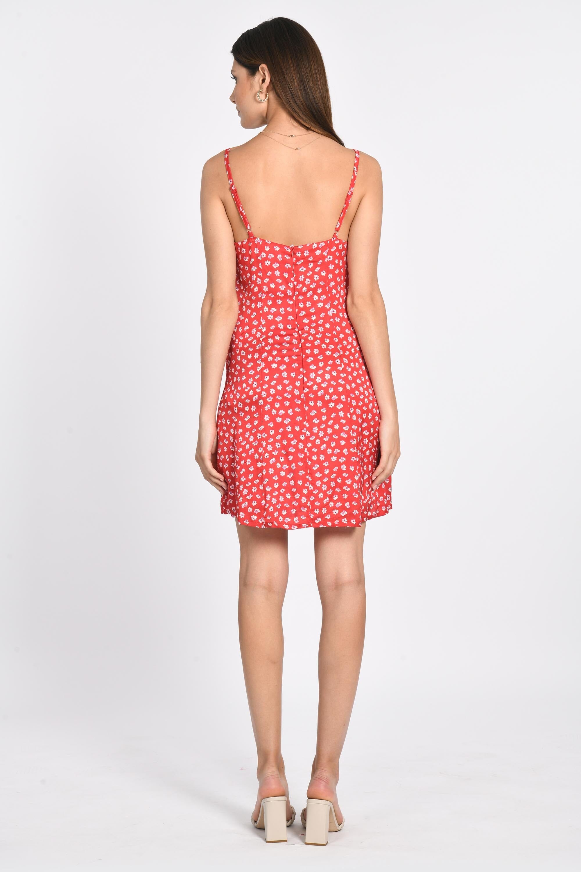 ROBES BRETELLES LILY ROUGE ROBE NEW KOOKAI Mode Kookai