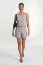 SHORT 100% LIN - CHELSEA - NATUREL SHORT NEW KOOKAI Mode Kookai