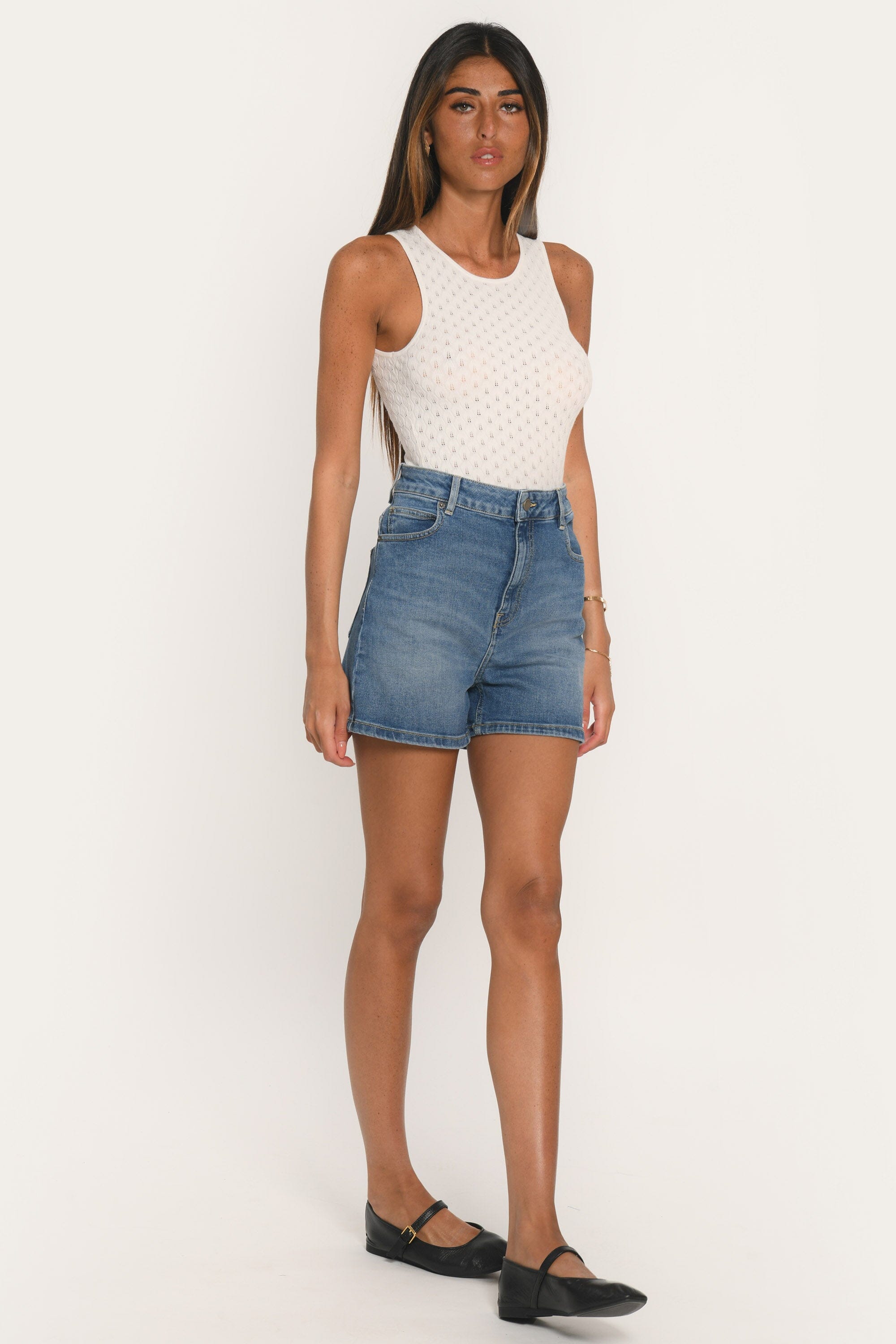 SHORT - ALBERTINA - BLEACH SHORT/BERMUDA SPORTW NEW KOOKAI Mode Kookai