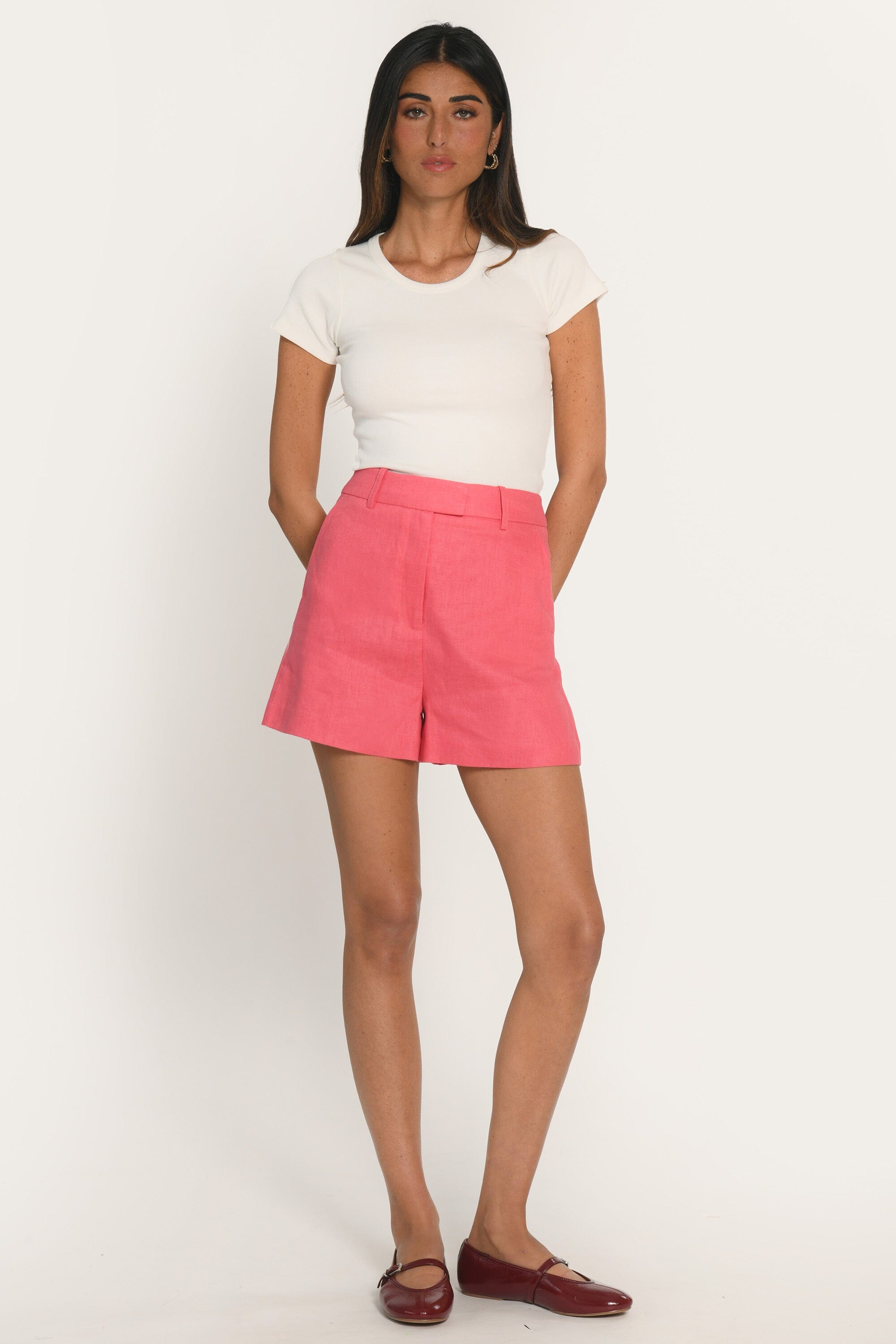 SHORT - ALICE - FUSCHIA SHORT NEW KOOKAI Mode Kookai