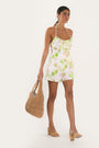 SHORT - AMANDA - ROSE/VERT SHORT NEW KOOKAI Mode Kookai