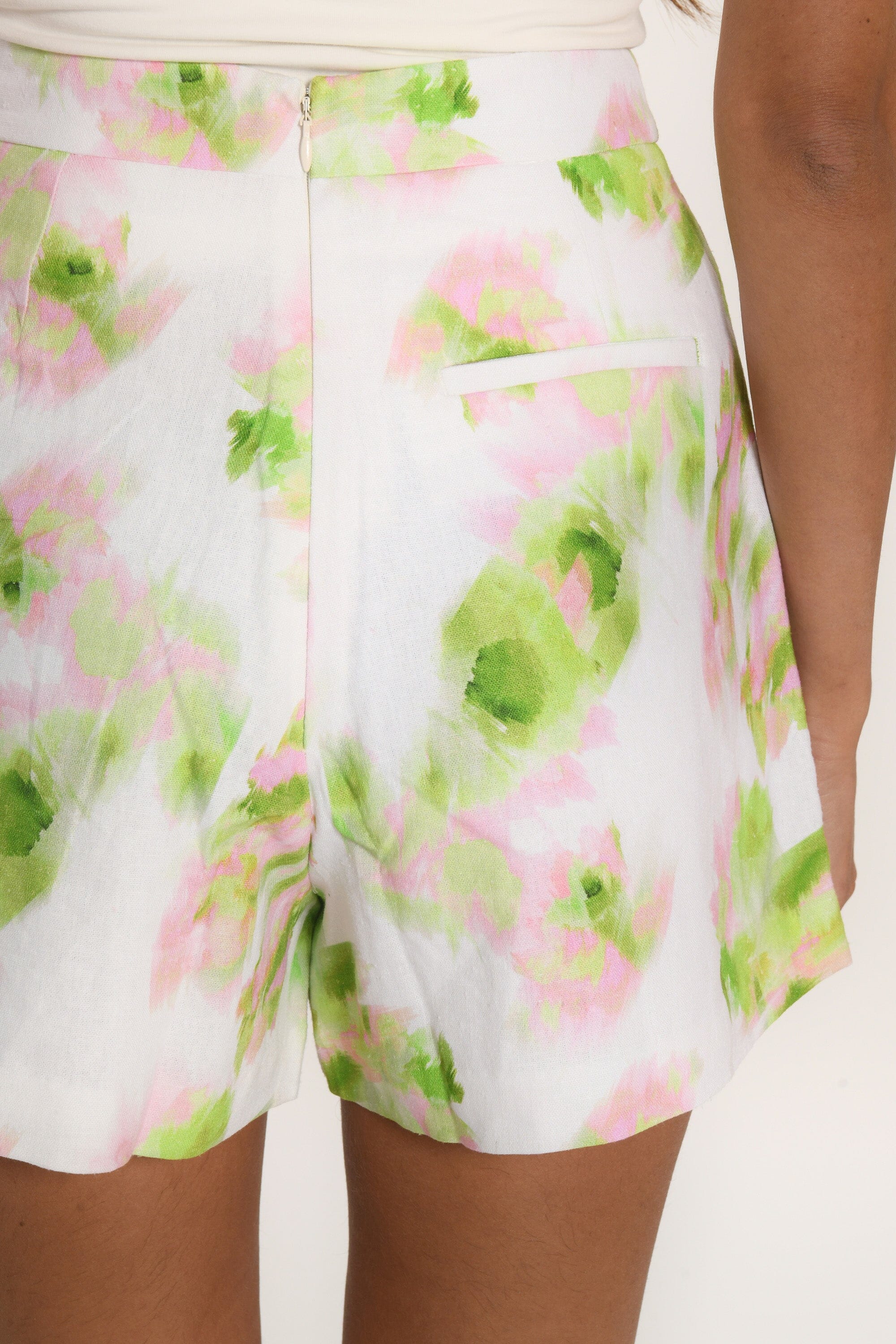 SHORT - AMANDA - ROSE/VERT SHORT NEW KOOKAI Mode Kookai