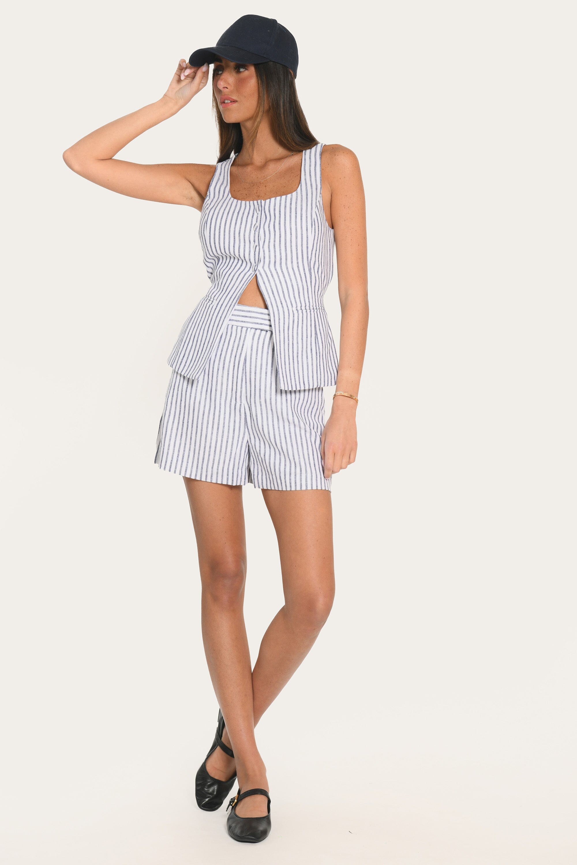 SHORT - AUGUSTA - BLEU RAYE SHORT NEW KOOKAI Mode Kookai