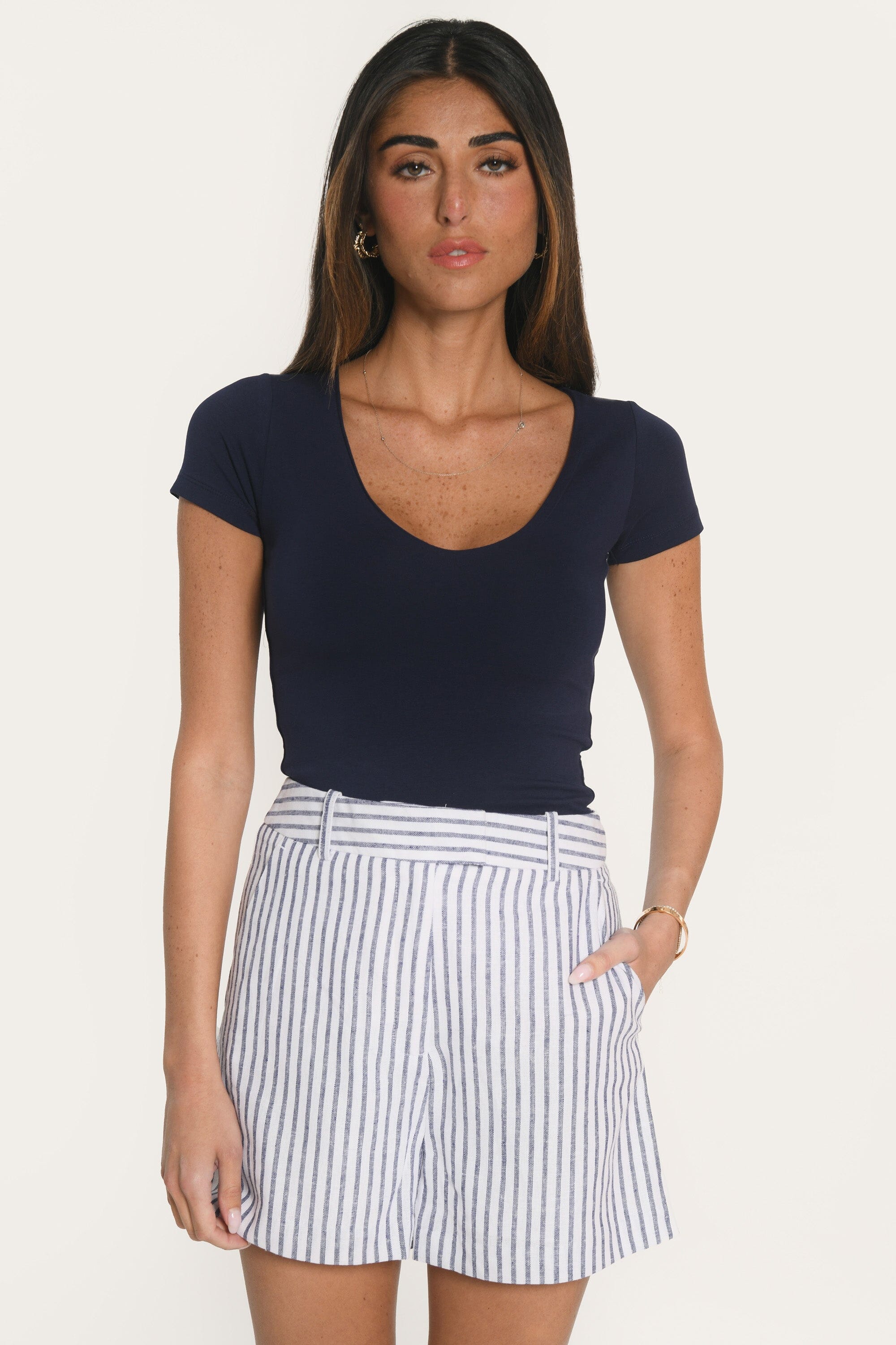 SHORT - AUGUSTA - BLEU RAYE SHORT NEW KOOKAI Mode Kookai