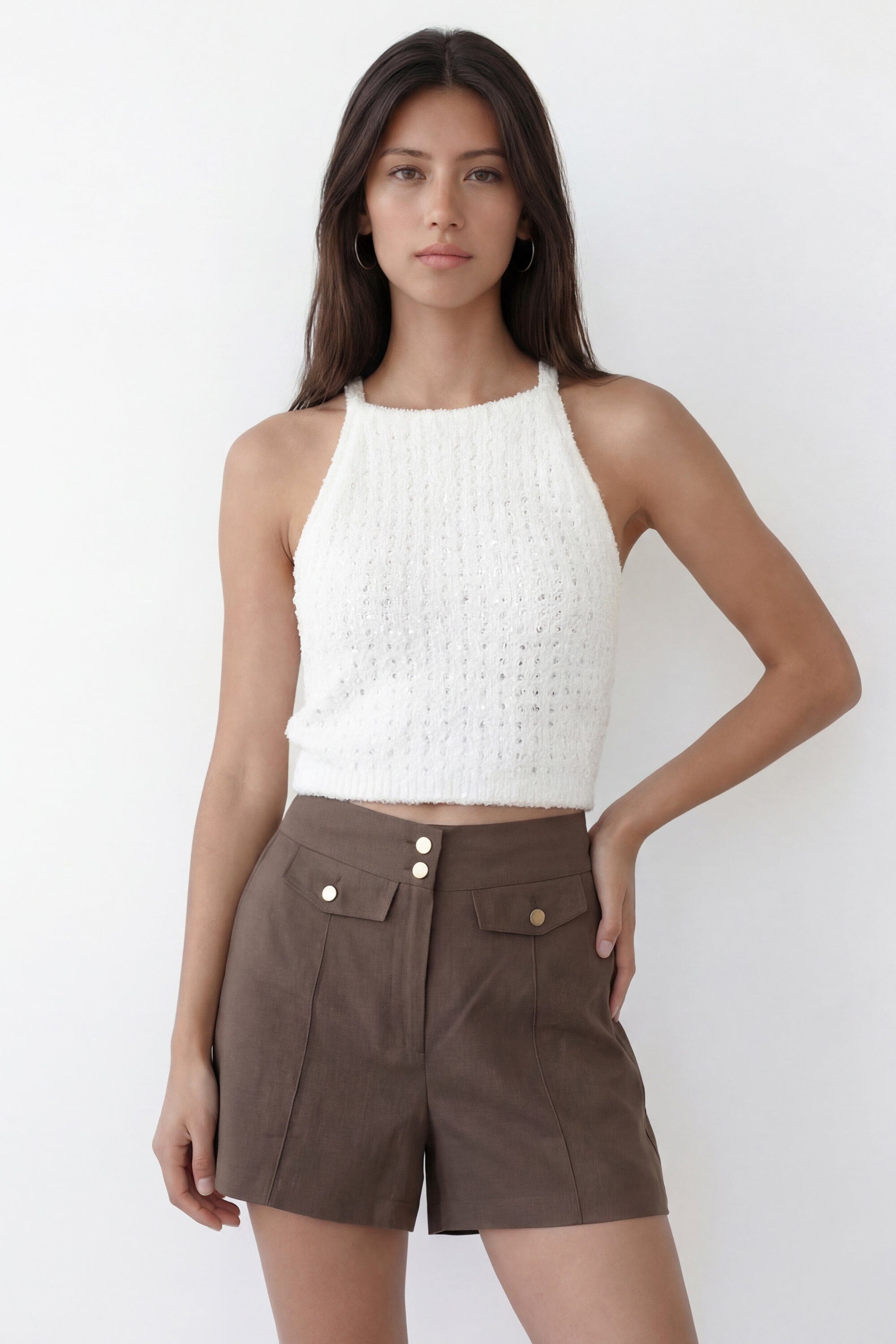 SHORT - CORSICA - KAKI SHORT NEW KOOKAI Mode Kookai