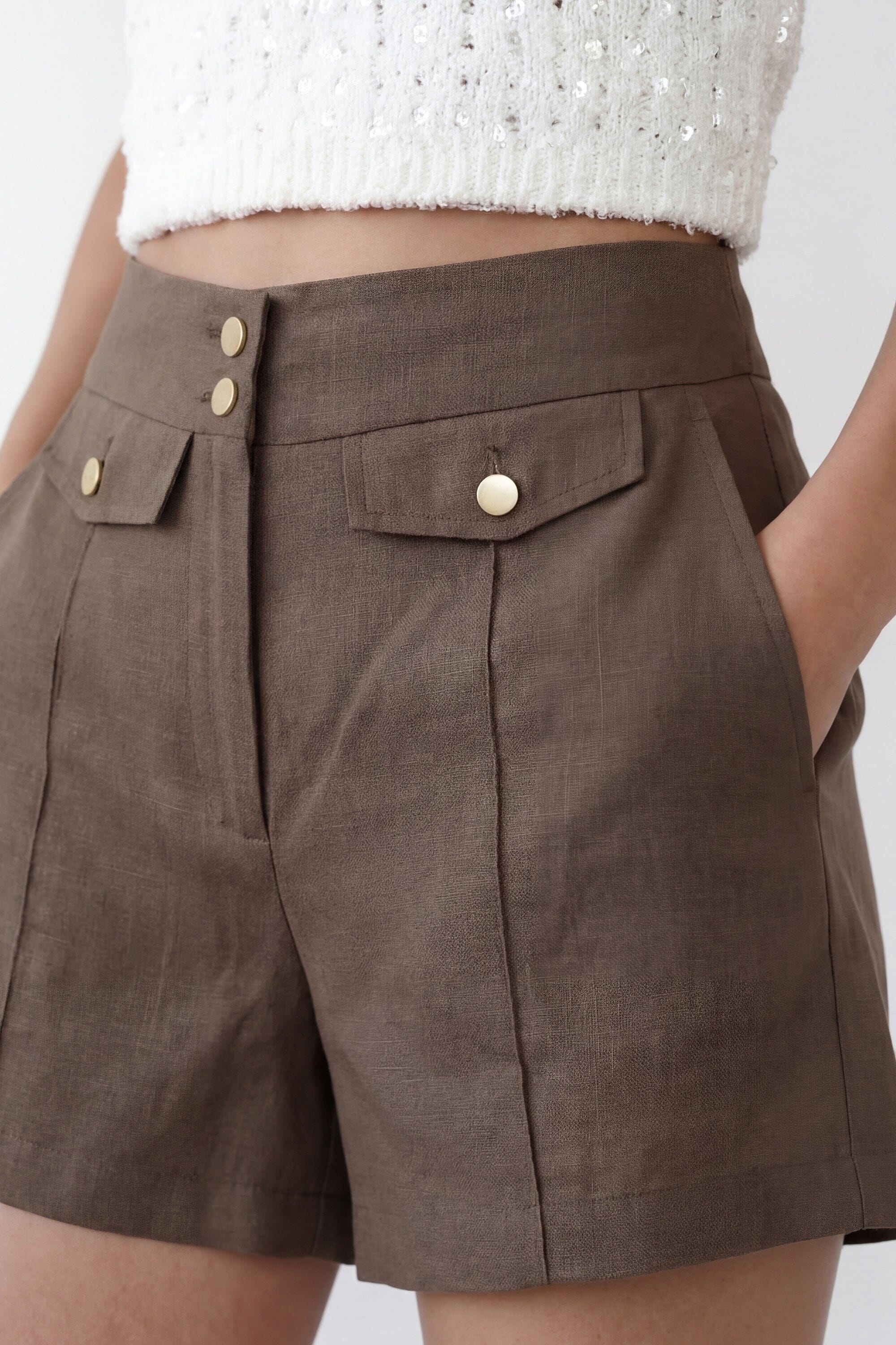 SHORT - CORSICA - KAKI SHORT NEW KOOKAI Mode Kookai