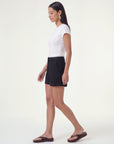 SHORT TAILLE BASSE - CLEO - NOIR SHORT NEW KOOKAI Mode Kookai