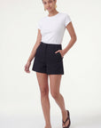 SHORT TAILLE BASSE - CLEO - NOIR SHORT NEW KOOKAI Mode Kookai