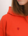 SWEAT A CAPUCHE - ARLO - ORANGE TEE SHIRT KOOKAI Mode Kookai